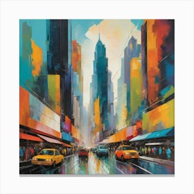 New York City art print 2 Canvas Print