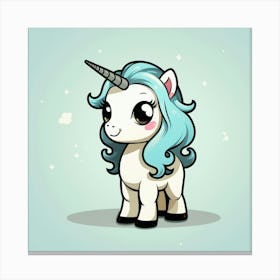 Cute Unicorn 508 Canvas Print