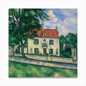 The House Of Dr Gachet In Auvers Sur Oise, Paul 2 Canvas Print