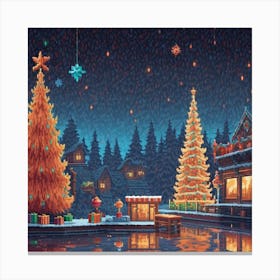 Christmas Town Canvas Print