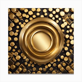 Gold Background Canvas Print