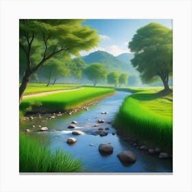 Asian Landscape 5 Canvas Print
