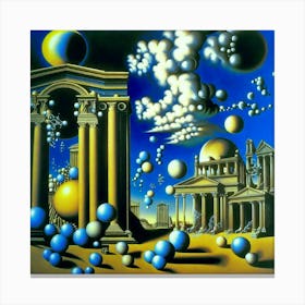 Aeolian Spheres - Yard Canvas Print