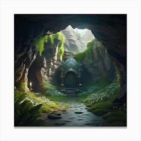 Grotto Gateway Canvas Print