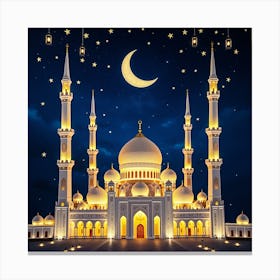 Islamic Mosque 4 Canvas Print