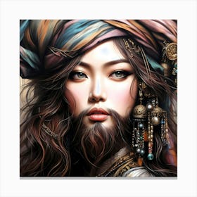 Portrait Artwork 119 Canvas Print