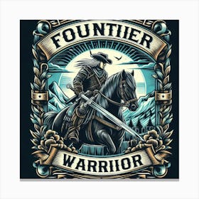 Fountier Warrior Canvas Print