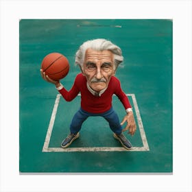 Basketball Man Canvas Print