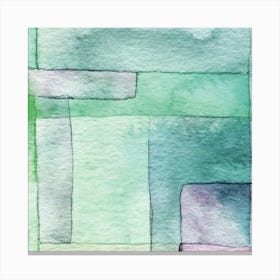 Abstract Watercolor Painting 6 Canvas Print