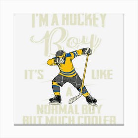 Hockey Boy Gifts Funny Dabbing Player Boys Kids Bzr Canvas Print