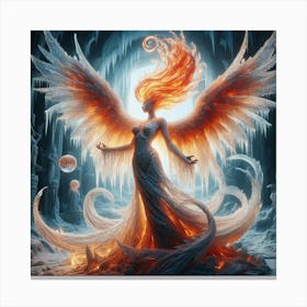 Fire Angel Canvas Print