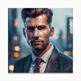 Hyper Realistic Characters With Realistic Backgr (3) Canvas Print