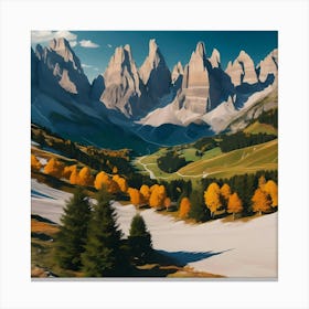 Dolomites Canvas Print