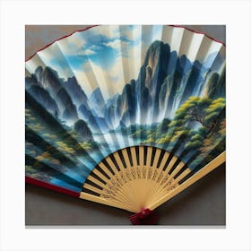 Chinese Fan Canvas Print