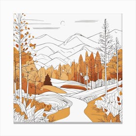 Autumn Landscape Canvas Print