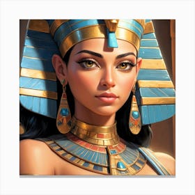 Cleopatra Portrait Artwork 7 Canvas Print