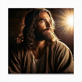 Jesus Love For Us Canvas Print