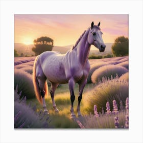 Lavender Field 1 Canvas Print