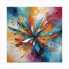 Abstract Nice Artwork Painting Art Print 0 Canvas Print