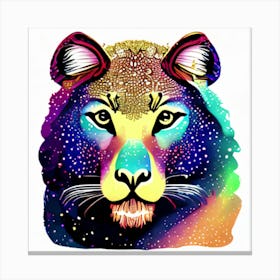 Lion in color Canvas Print