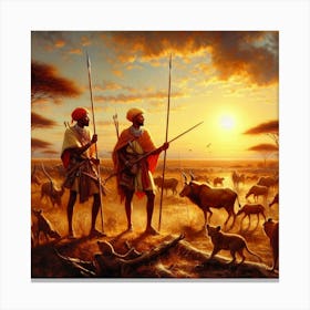 African Savannah Canvas Print