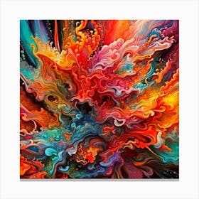 Splash Of Colours Canvas Print