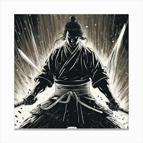 Samurai Art 62 Canvas Print