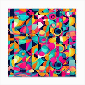 Abstract Geometric Pattern 13 Canvas Print