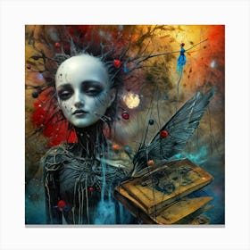 'The Book Of The Dead' Canvas Print