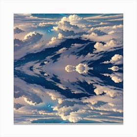 Sky With Clouds Canvas Print