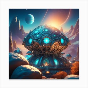 Alien Planet Canvas Print