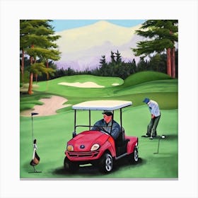 Golf Cart 1 Canvas Print