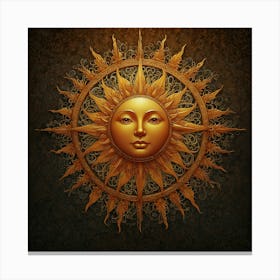 Golden Sun 2 Canvas Print