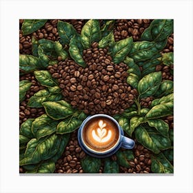 Coffee Beans 38 Canvas Print