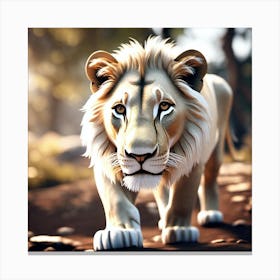 Lion art 35 Canvas Print