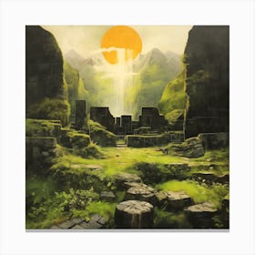 Sacred Ruins Canvas Print