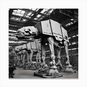 At-At production line Canvas Print