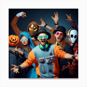 Halloween Party 5 Canvas Print