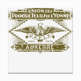 Union Des Producteurs De Yonne Canvas Print