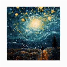 Nebula Whispers on Canvas Canvas Print