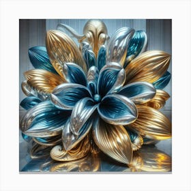 Glass flower 1 Canvas Print