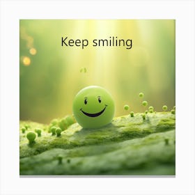 Keep Smiling Canvas Print