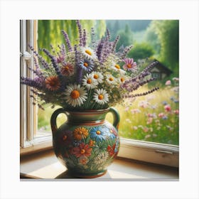 Flowers In A Vase 26 Canvas Print