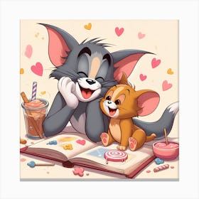 Tom And Jerry Canvas Print