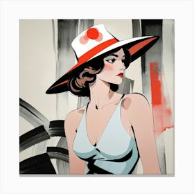 Elegant woman 6 Canvas Print