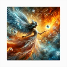 Angel Of Fire 1 Canvas Print