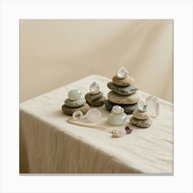 Stacked Stones Canvas Print