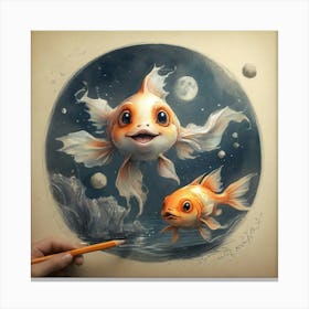 Goldfish 8 Canvas Print