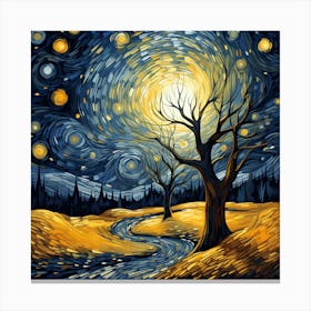 Starry Night 28 Canvas Print