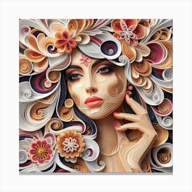 Paper Art 6 Canvas Print